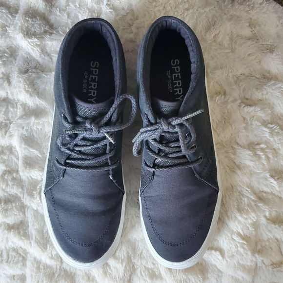 Sperry Crest Knoll Canvas Grey Shoes - Picture 7 of 10